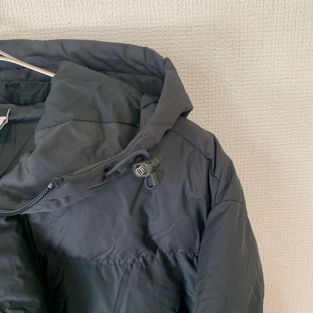 NIKE ロングジャケット　ベンチコート　グレー　M フード