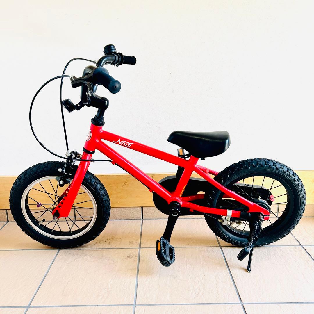 【室内保管・良品】NOiS KIDS 14インチ レッド キッズバイク
