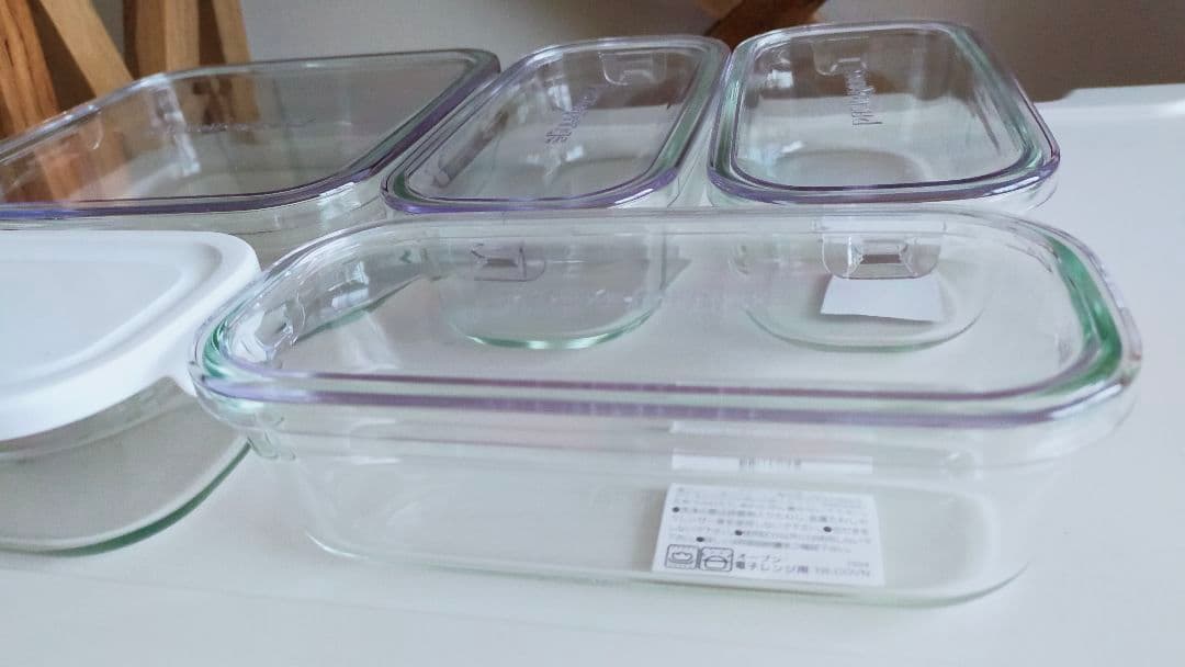 イワキ　iwaki パック＆レンジ 500ml×4個●1.2L