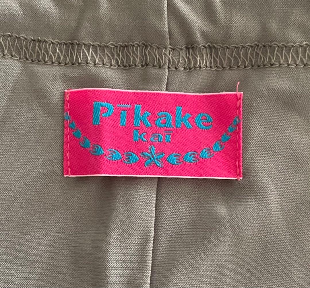 【極美品】Pikake Kai ムームー ドレス フリーサイズ　花柄(M〜L)