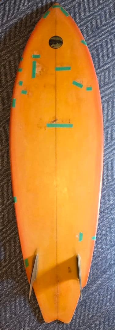 希少 BUTTERED SURFBOARDS 5'9 Twin Fish