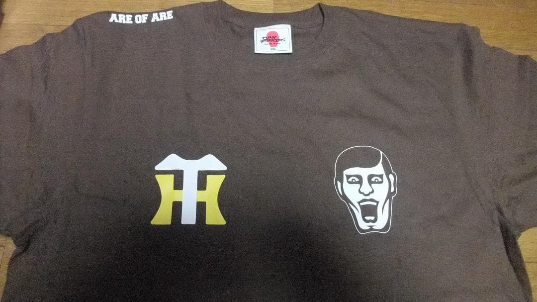 阪神タイガース 未使用 XL パンクドランカーズ Tシャツ 優勝 虎 茶系 半袖