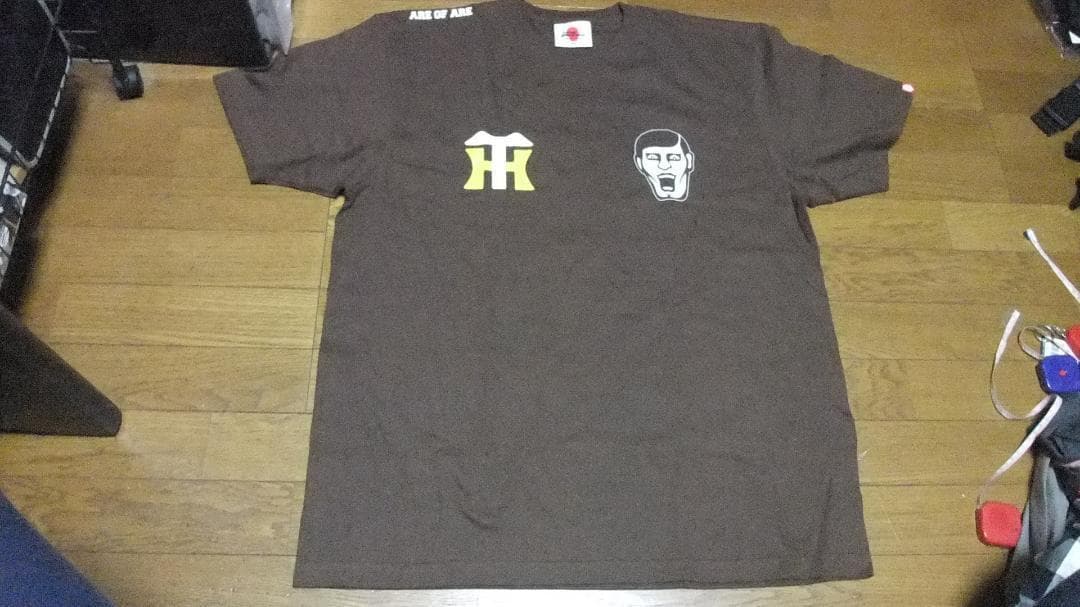 阪神タイガース 未使用 XL パンクドランカーズ Tシャツ 優勝 虎 茶系 半袖