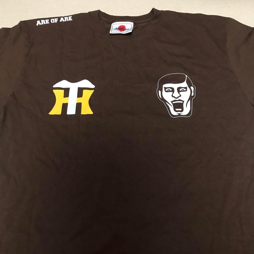阪神タイガース 未使用 XL パンクドランカーズ Tシャツ 優勝 虎 茶系 半袖