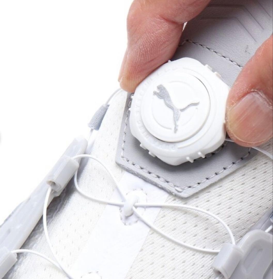 PUMA ゴルフシューズ ホワイト スパイク