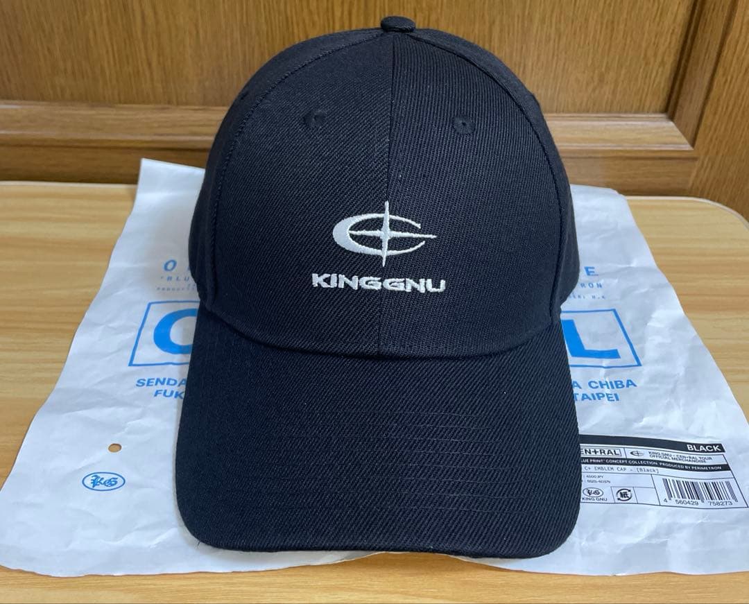 King Gnu CEN+RAL C+emblem cap Blackキャップ