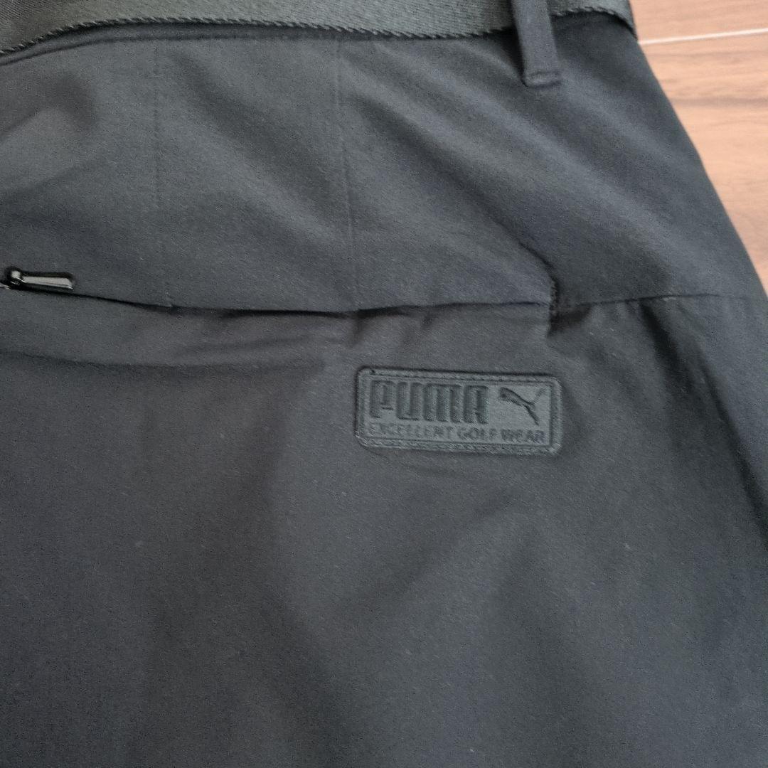 ◆PUMAプーマゴルフ◆高級ラインEGWストレッチジョガーパンツ L ブラック
