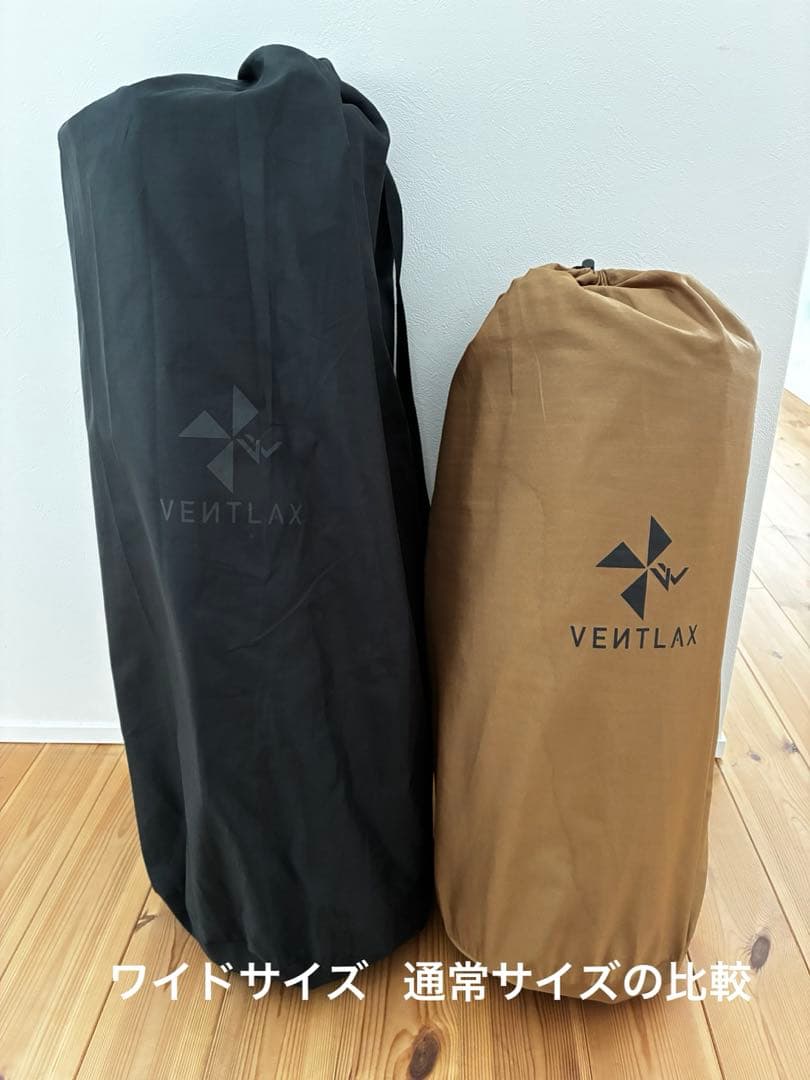 VENTLAX インフレータブルマットワイド ブラック