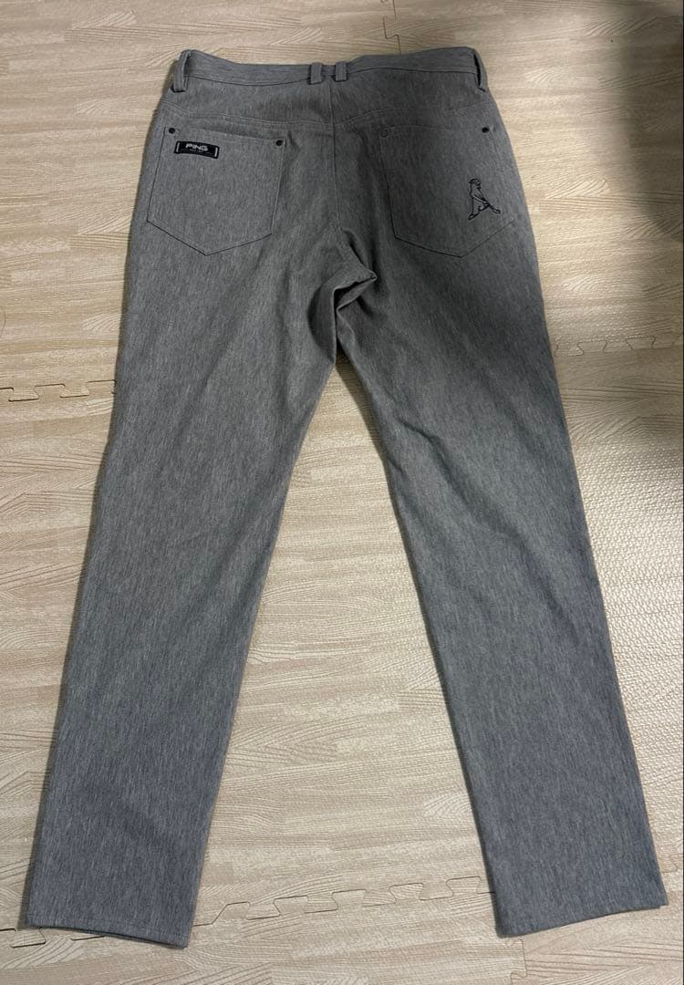 ☆新品☆PING ピン L グレー ストレッチ 5ポケット