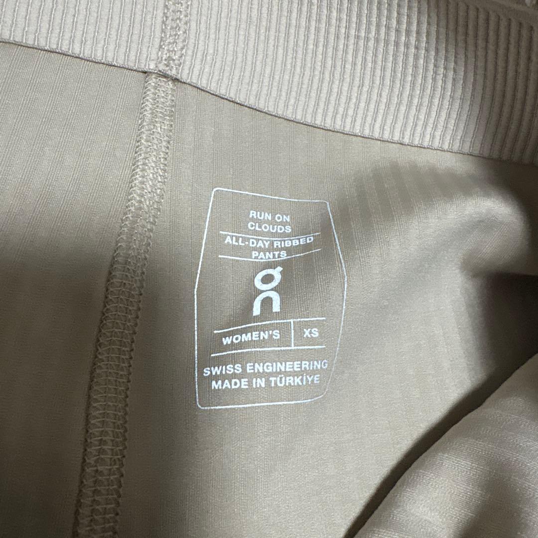 On(オン) オールデイ リブパンツ　スイスブランド　ジム　フィットネス