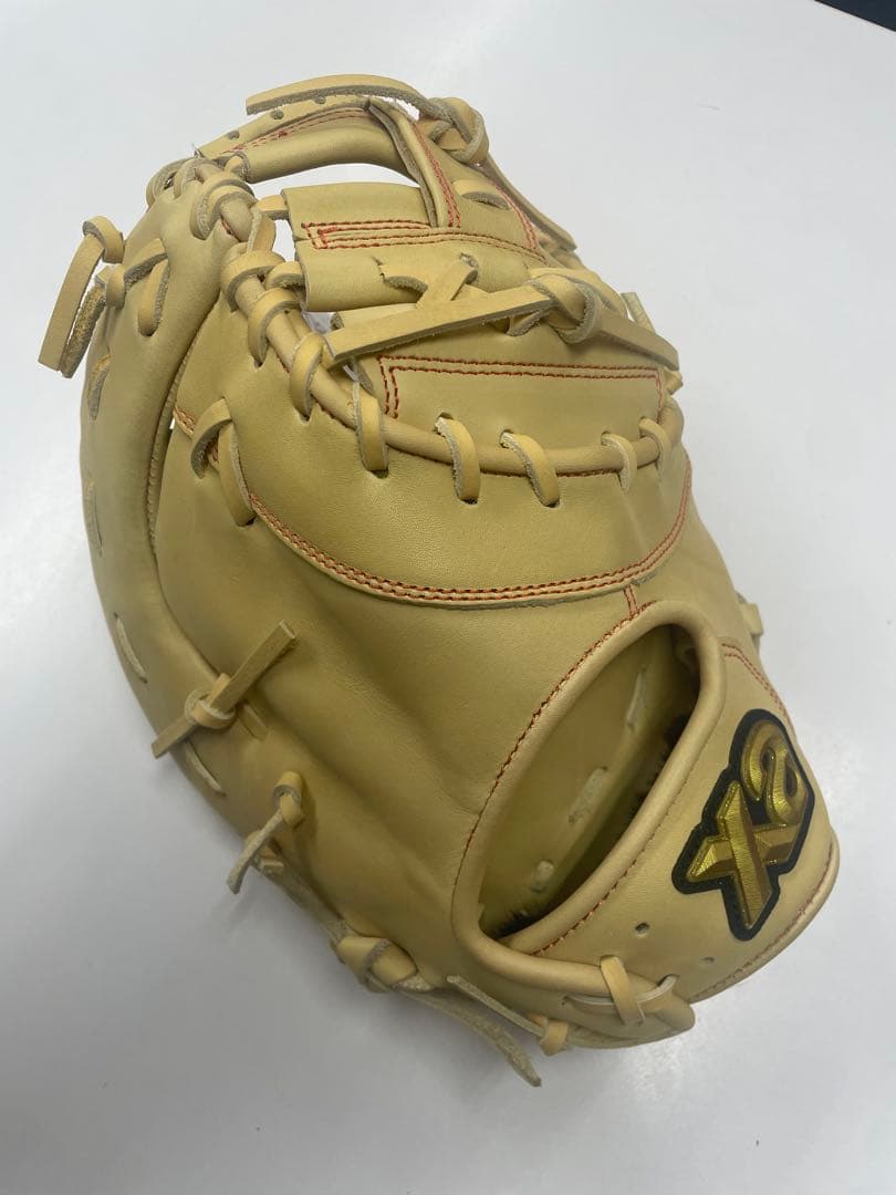 y*ス様 新品 ザナックス 少年軟式用ファーストミット 右投用 クリームブラウン