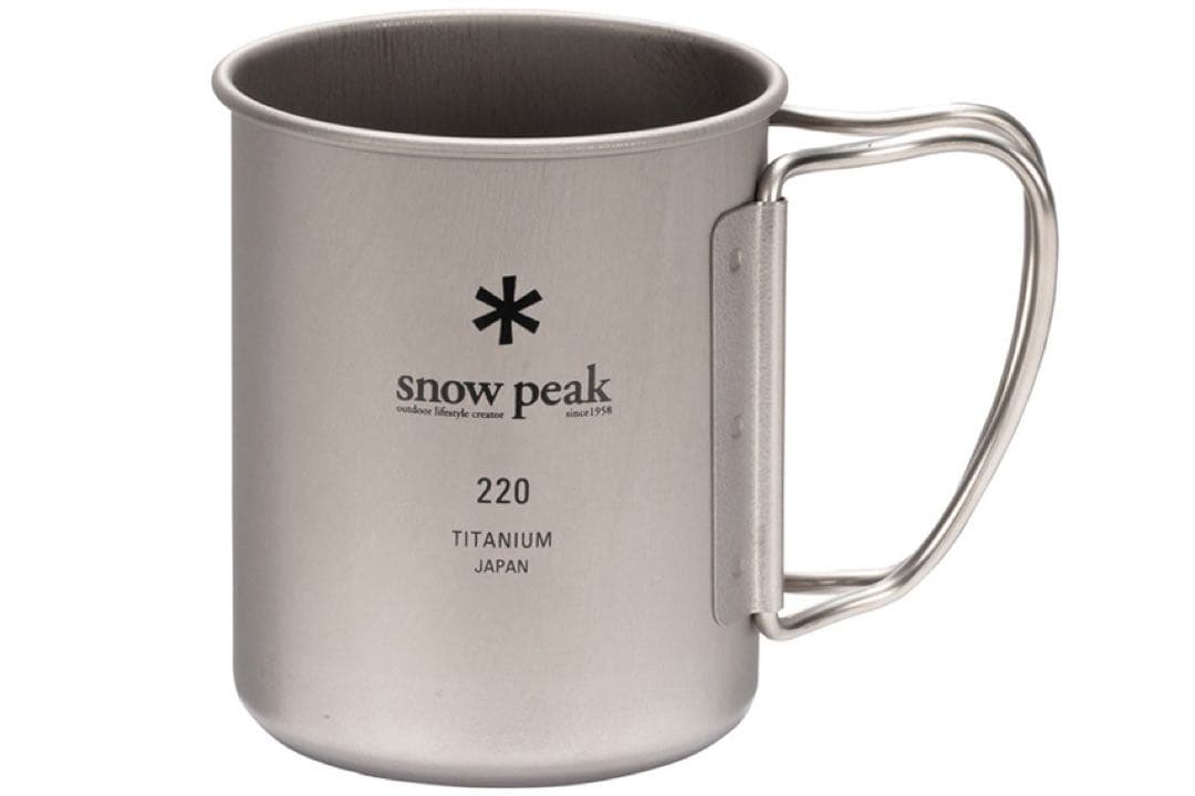 ⭐︎スノーピーク⭐︎ Peak⭐︎チタンシングルマグ220⭐︎トヨタ⭐︎