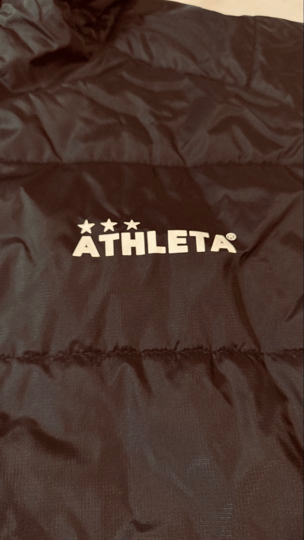 ATHLETA ベンチコート CAFE DO BRASIL ロング　黒　フリー