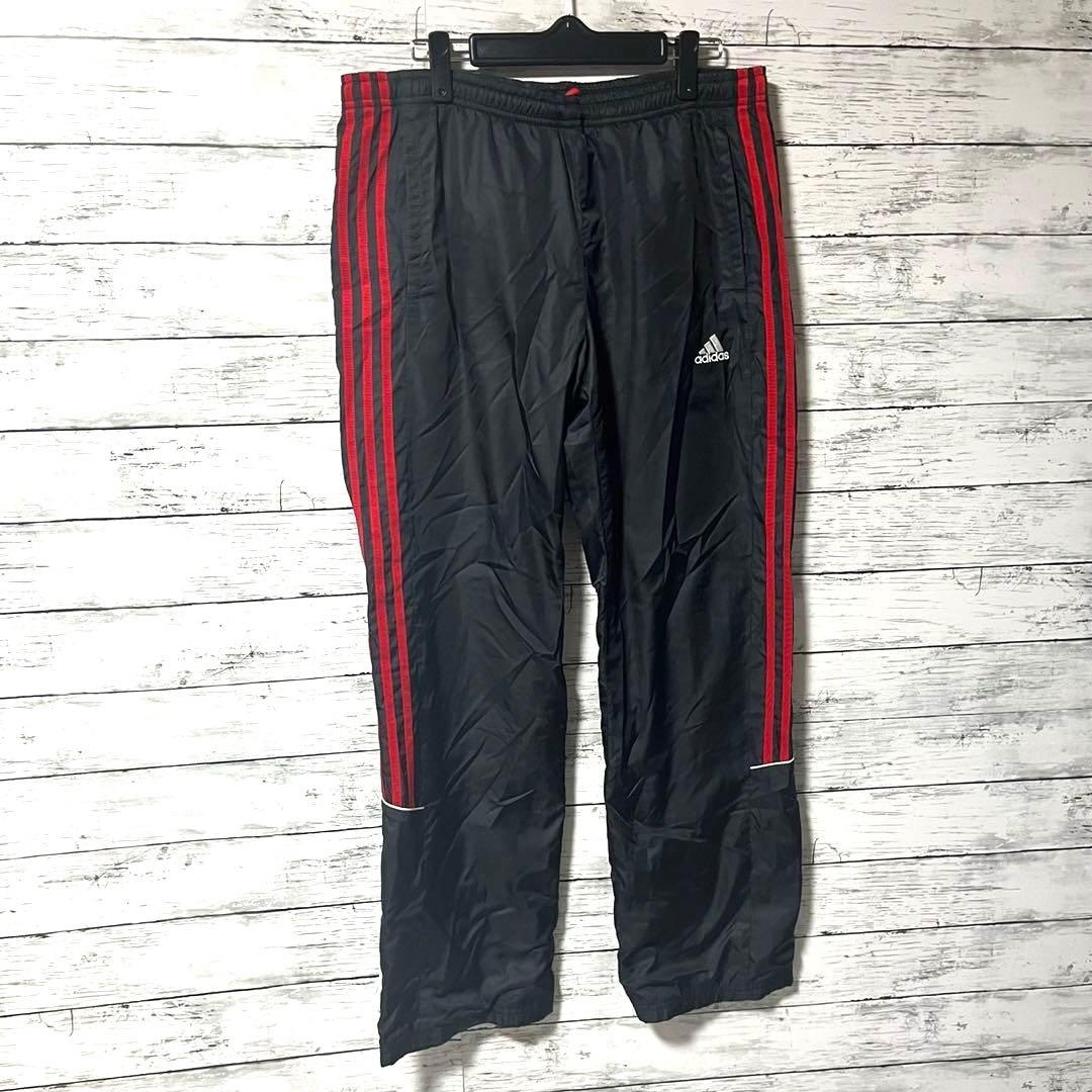 【上下セットアップ】adidas トラックジャケット　刺繍ロゴ　L B494