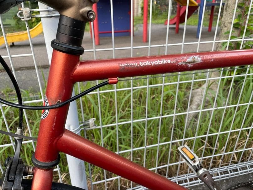 tokyobike-トーキョーバイク-オレンジ-手渡しのみでお願いします。