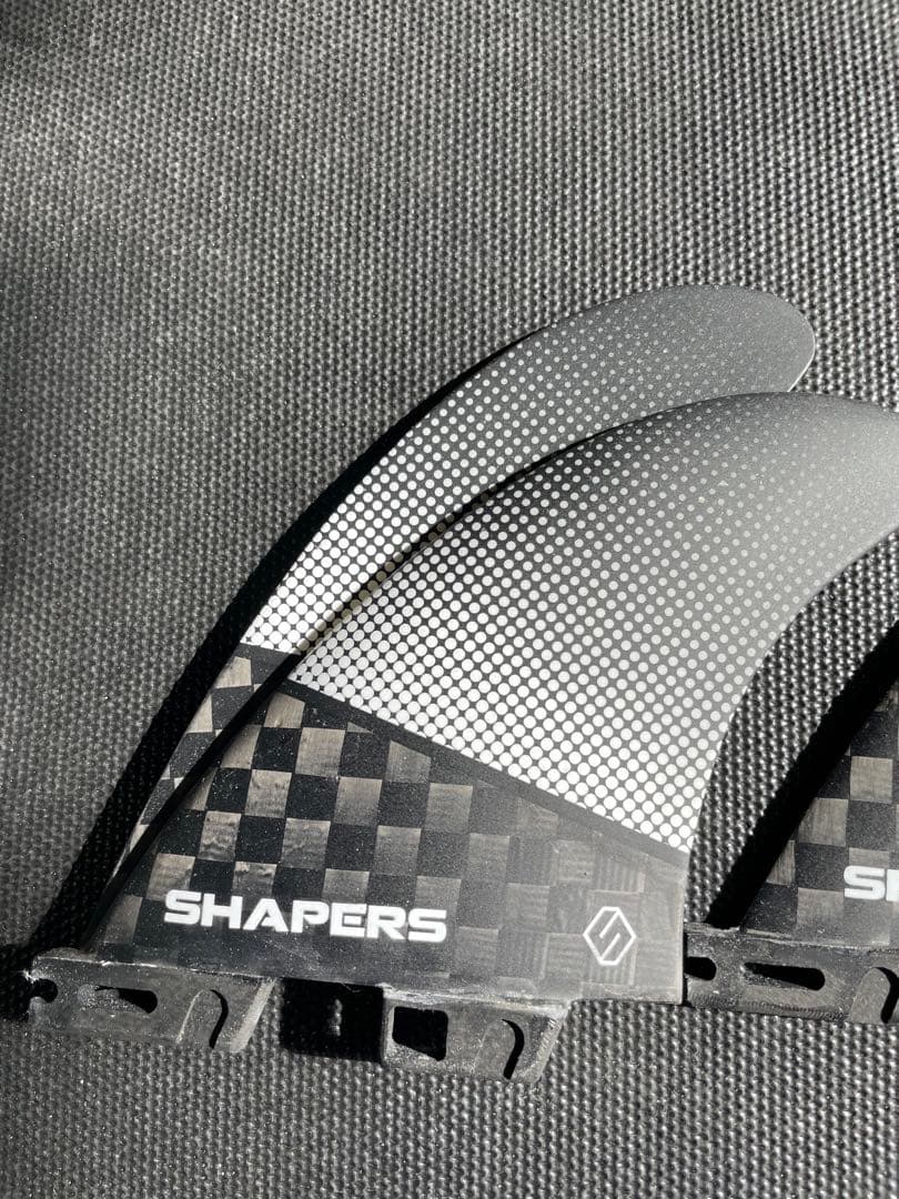SHAPERS サーフボードフィン カーボンファイバー