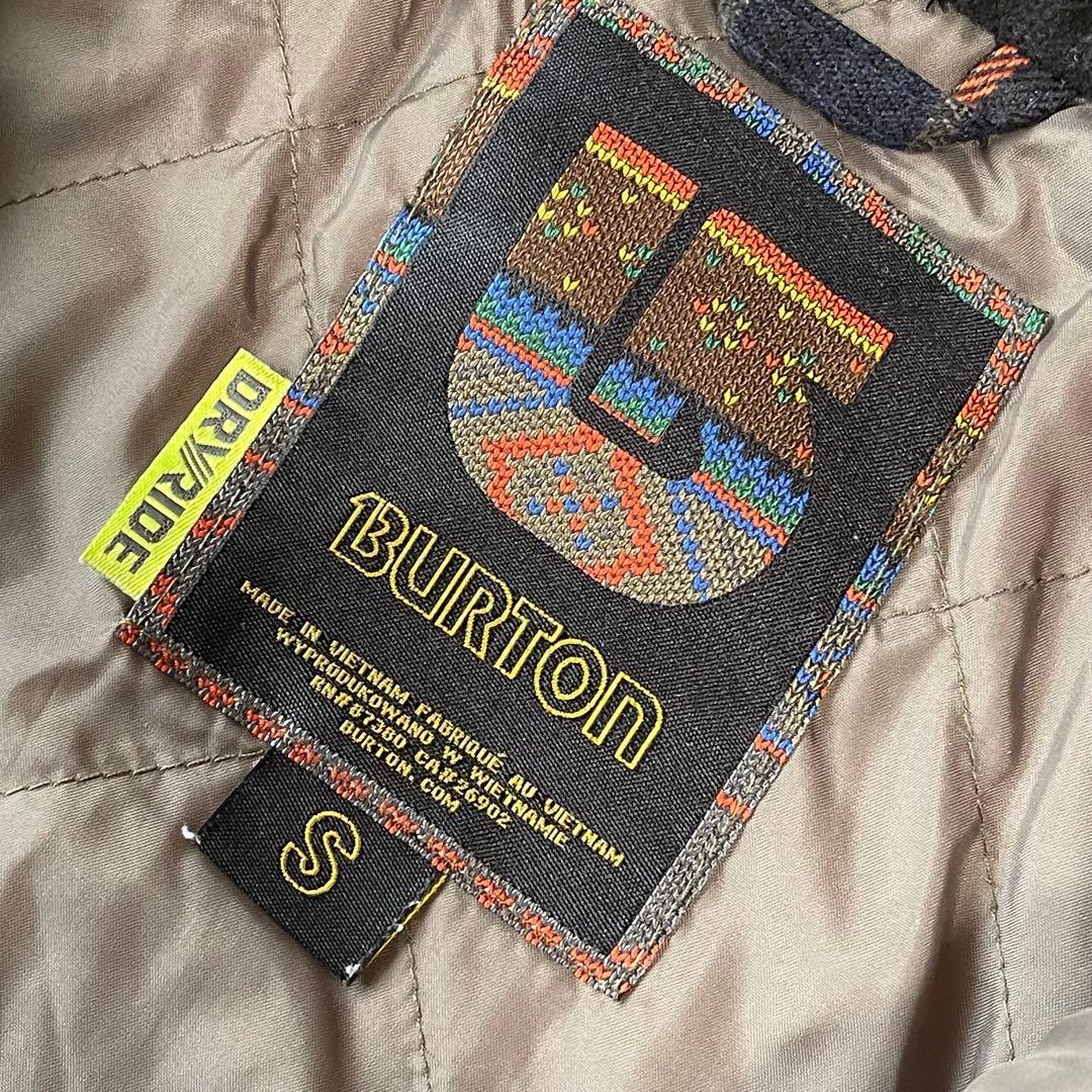 バートン BURTON 極美品 スノーボードウェア ジャケット フード付き S
