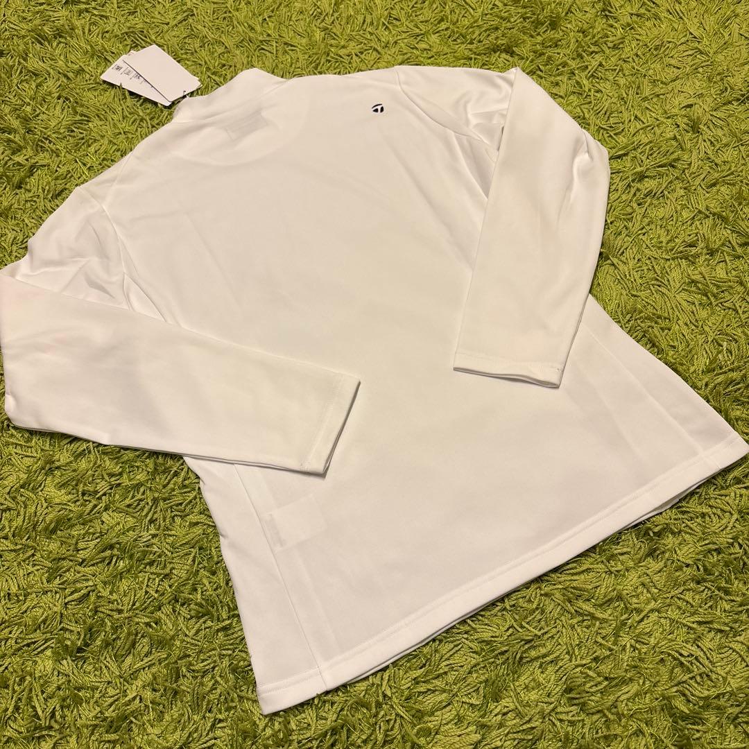 【TaylorMade】XL 新品✨秋ゴルフ　長袖ロゴモックネックトップス