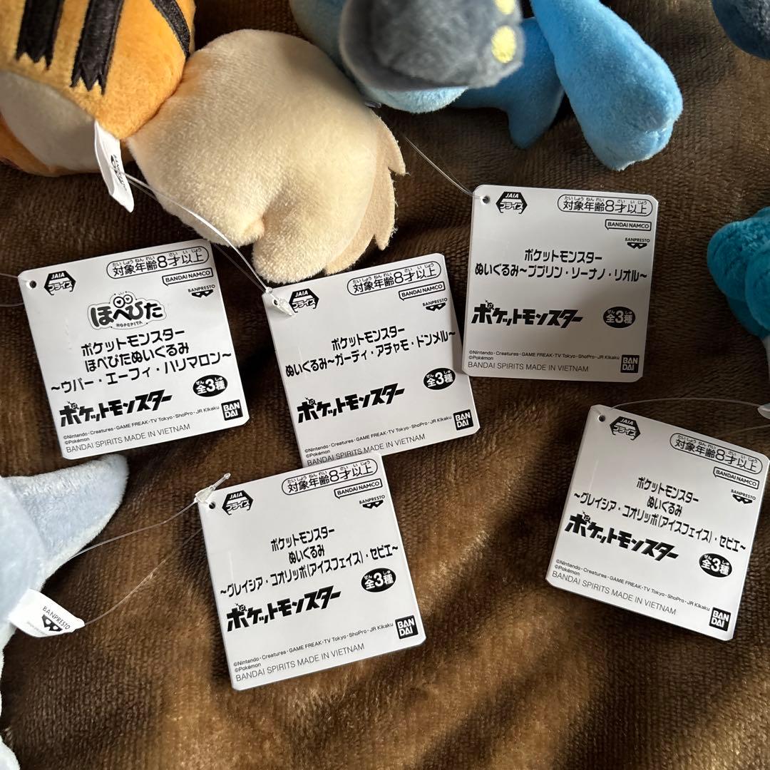【新品タグ付】ポケットモンスター ぬいぐるみ 15体セット③【まとめ売り】