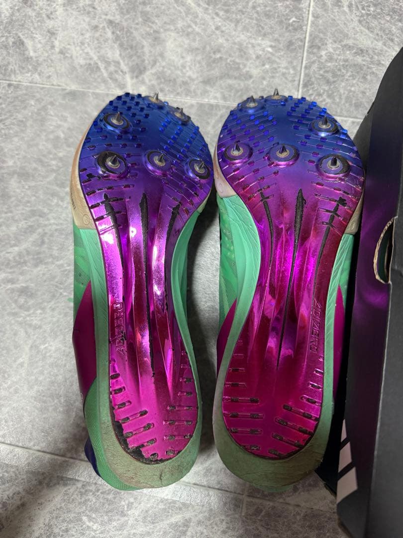 ❗️激レア色❗️adizero prime sp2 グリーン 28.5cm