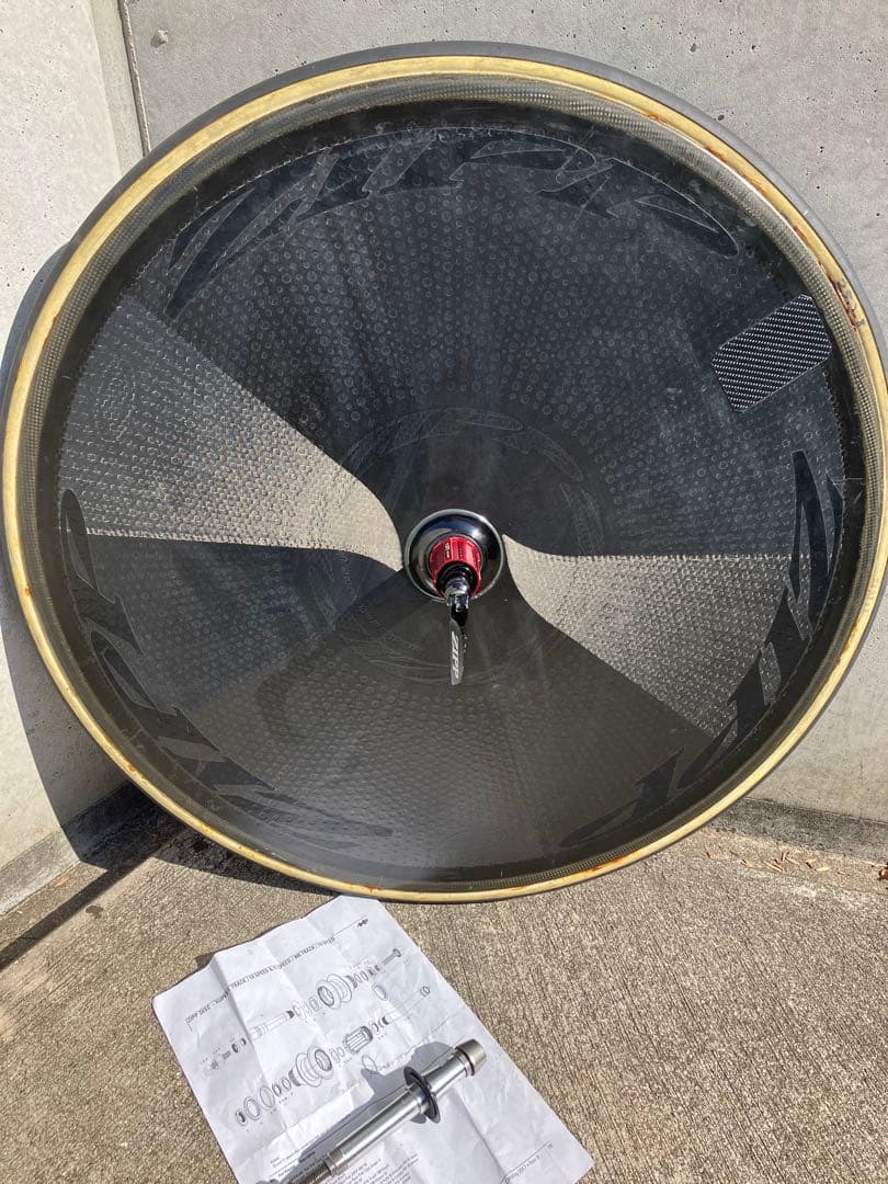 ZIPP SUPER-9 カーボンディスク チューブラー ロード/トラック両対応