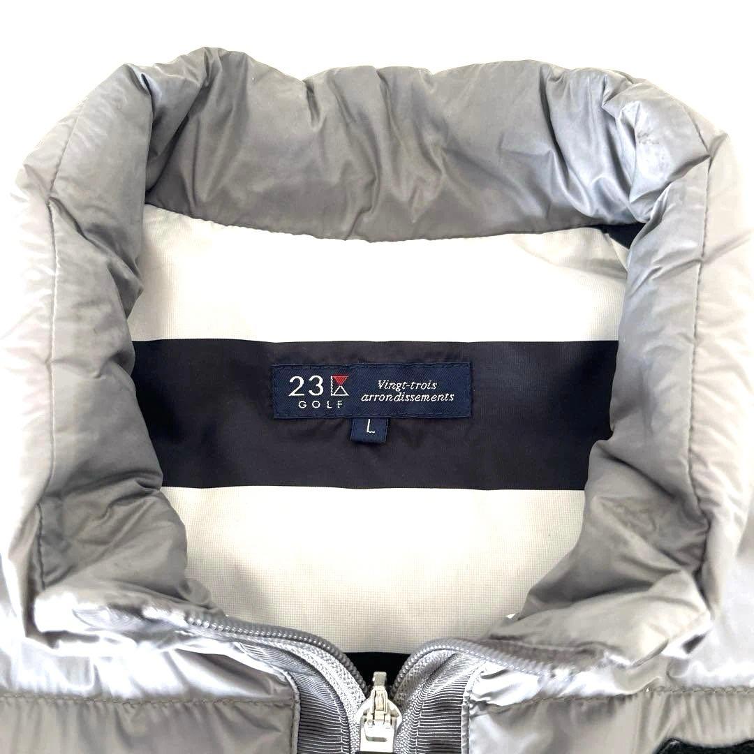ダウンベスト 23区ゴルフ メンズ グレー L