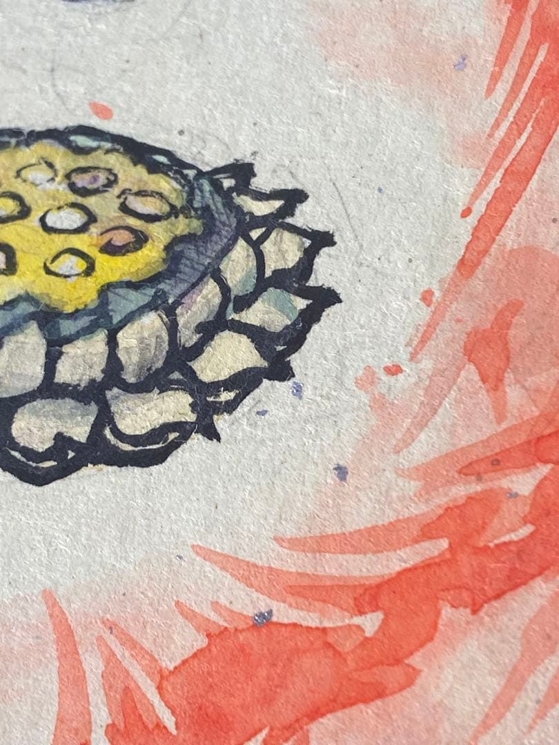 2884❣️近藤　大理　　絵画　　金剛夜又明王