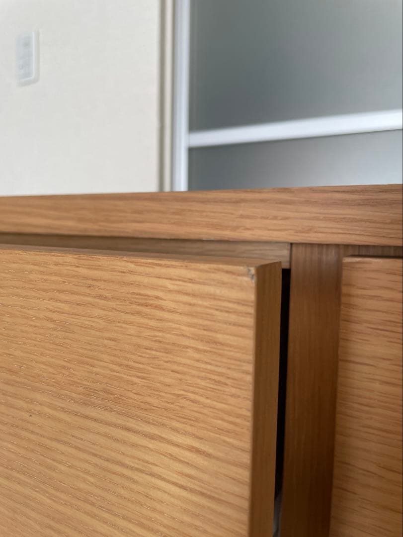 無印良品　オーク材・キャビネット大　サイドボード　廃盤　幅1200mm