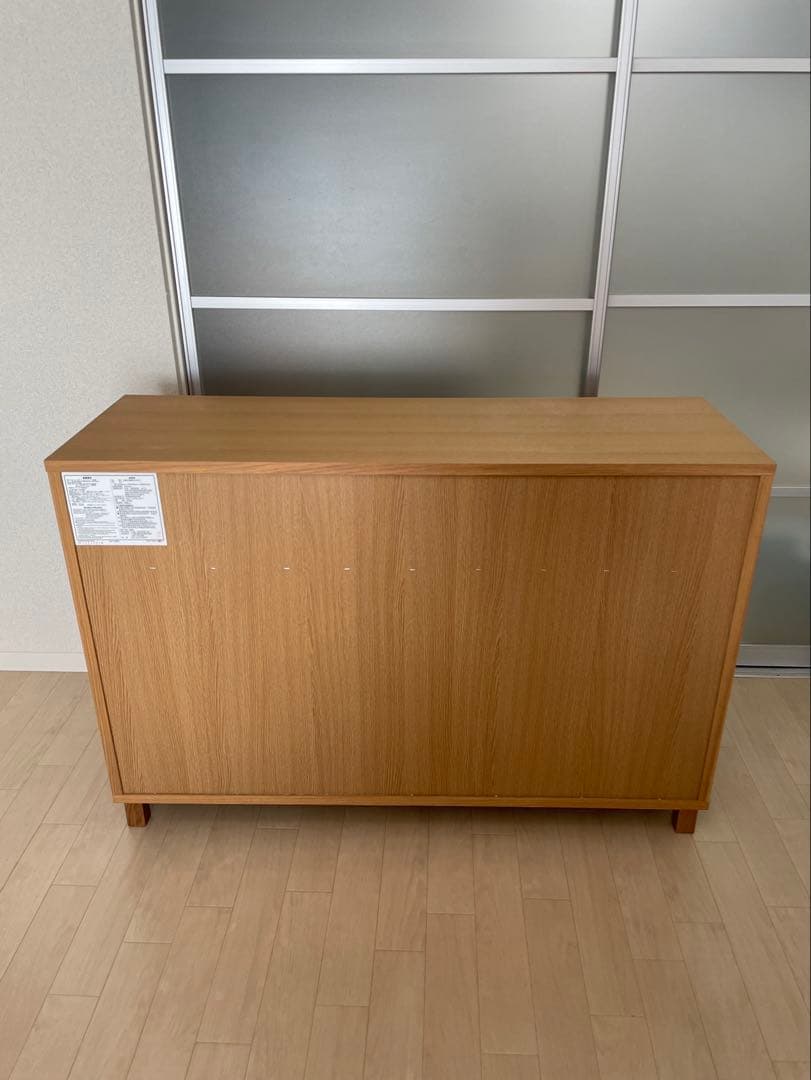 無印良品　オーク材・キャビネット大　サイドボード　廃盤　幅1200mm