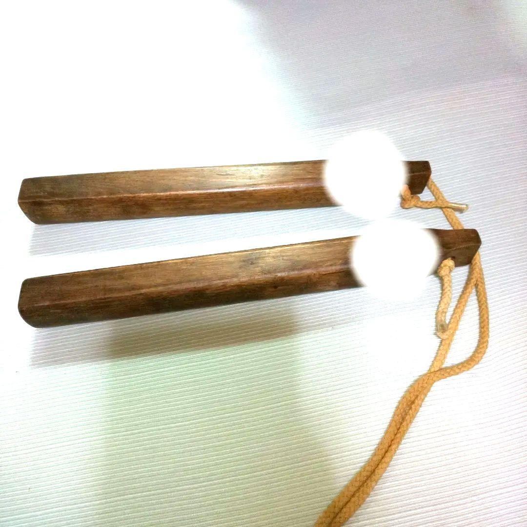 拍子木 音頭 お祭り 赤梅の木