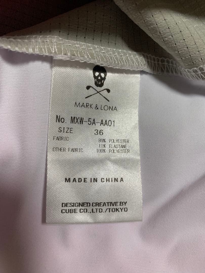 美品完売品MARK AND LONA マークアンドロナゴルフレディースシャツ