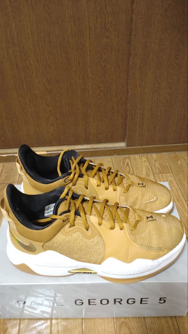 nike　pg5　ゴールド