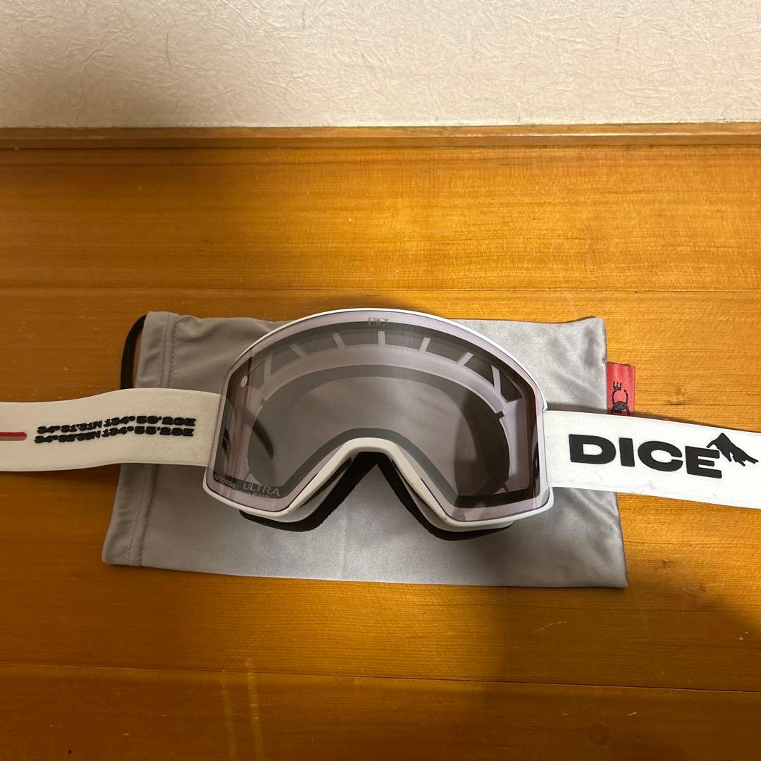 まさ　 DICE スノーゴーグルdown