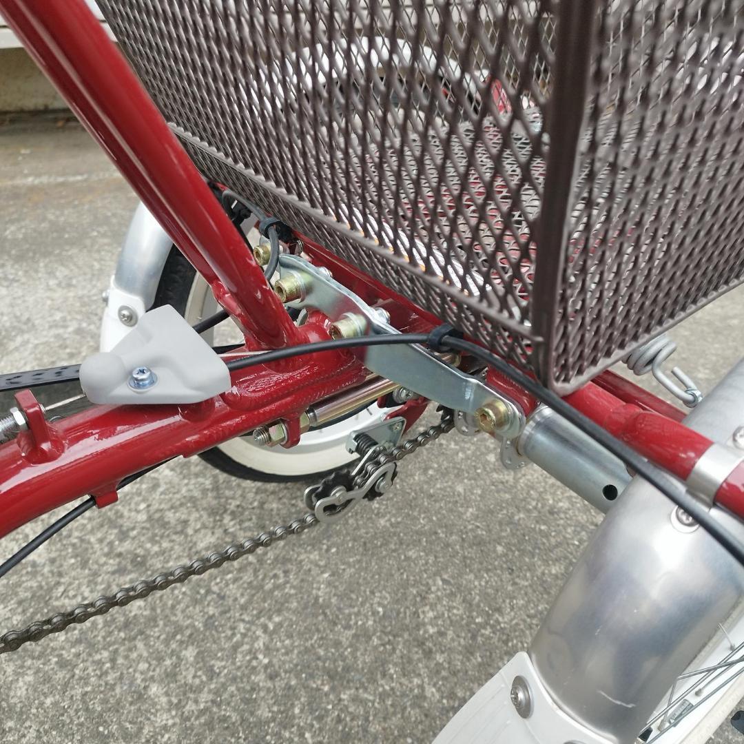 極美品 ヤマハ 電動アシスト三輪自転車 PAS ワゴン PA16W 15.8Ah