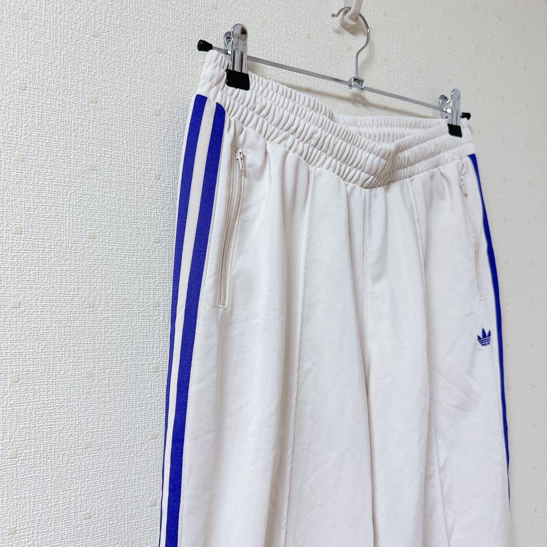 【アディダス】ベッケンバウアートラックパンツ　ジャージパンツ　ワイドパンツ　S
