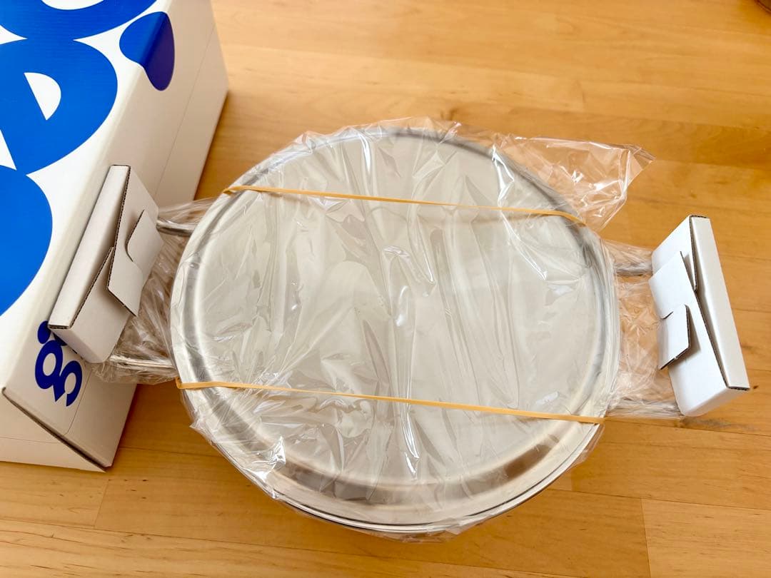 新品　geo PRODUCT 両手鍋 20cm 両手ハンドル フタ付　宮崎製作所