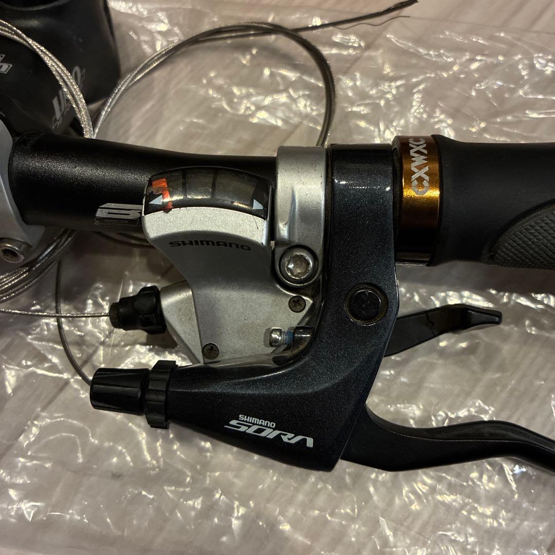 Shimano SORA シフター　ブレーキレバー　ハンドルセット