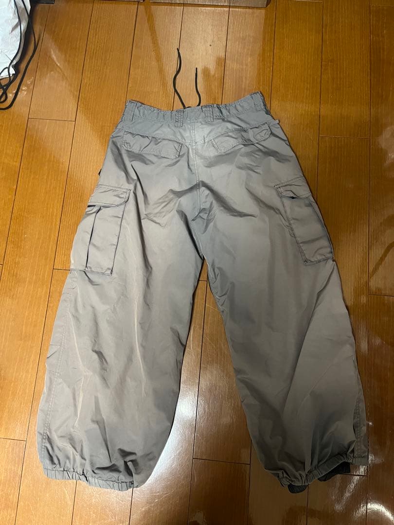 Calm カーム　パンツ　Lサイズ　グレー　ワイド　ルーズ