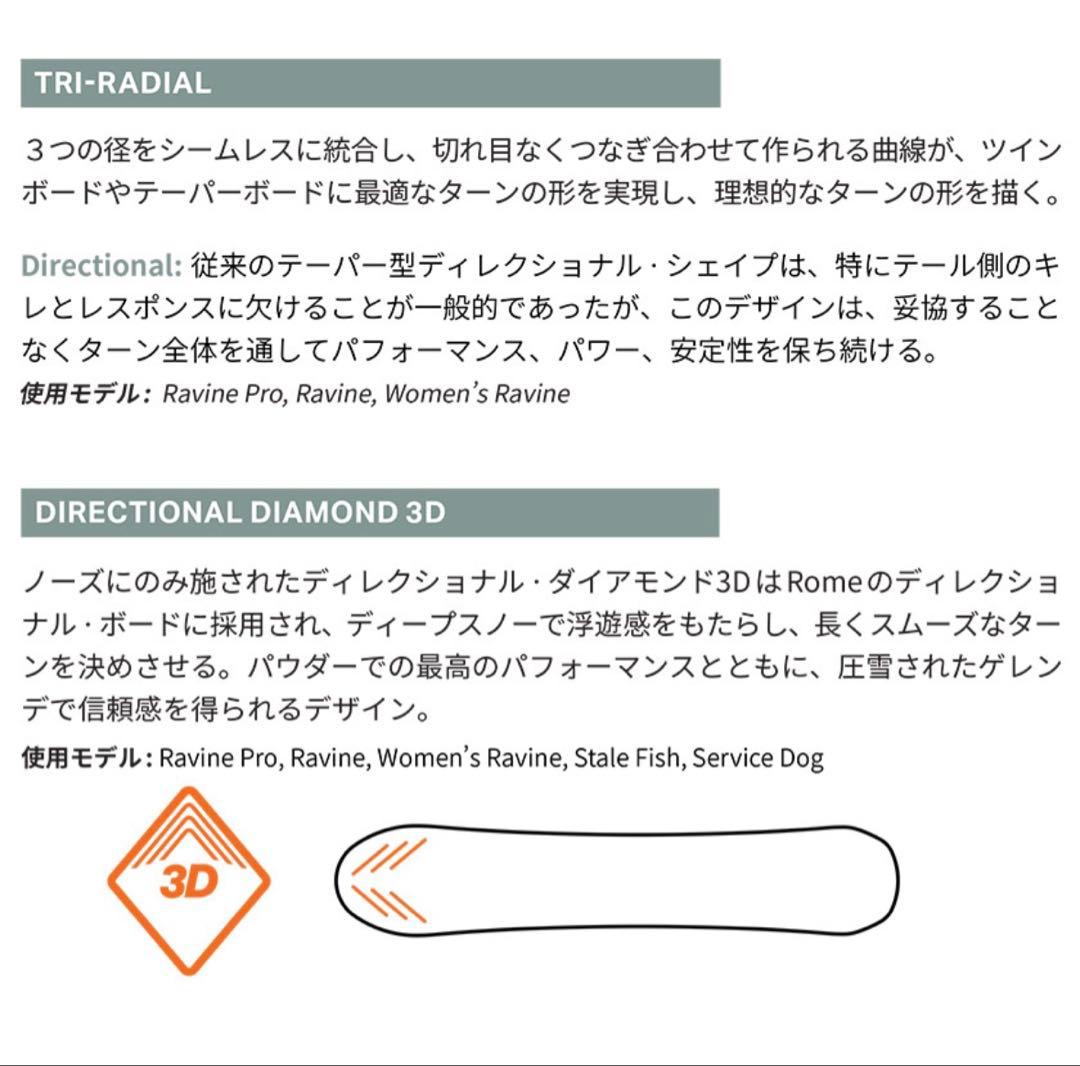 25/26' ROME SDS RAVINE 155 新品未使用