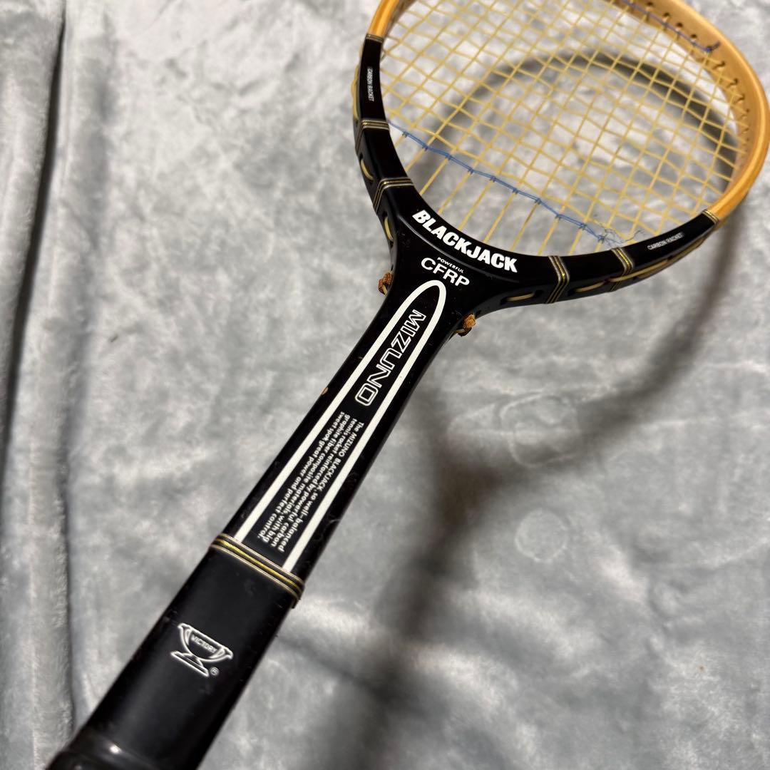 MIZUNO BLACK JACK ブラックジャック 木製　ラケット　専用ケース
