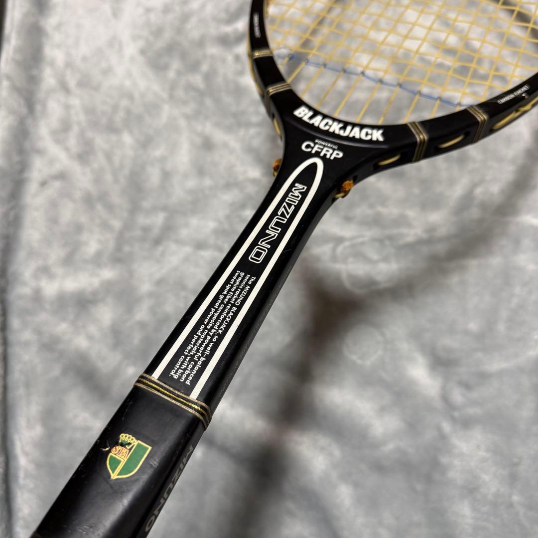 MIZUNO BLACK JACK ブラックジャック 木製　ラケット　専用ケース