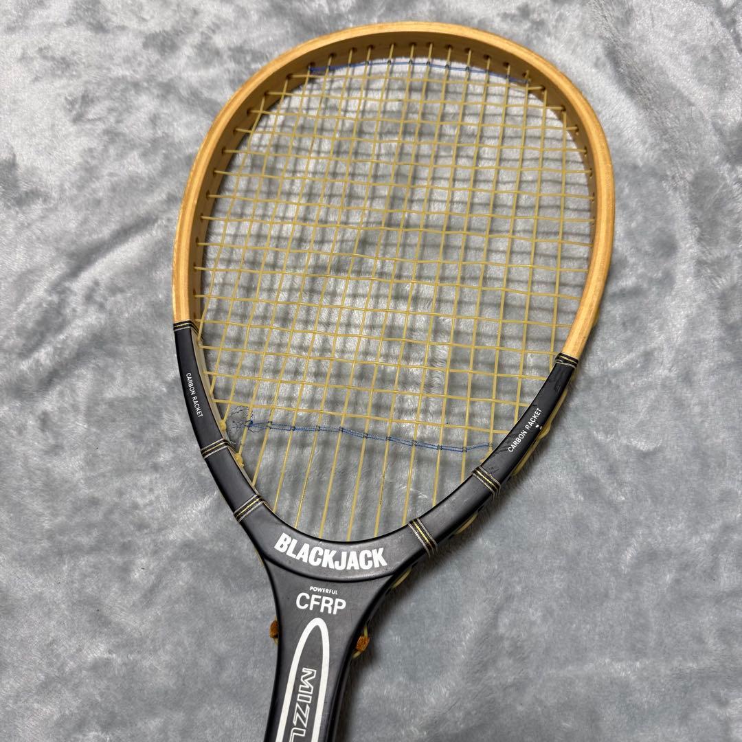 MIZUNO BLACK JACK ブラックジャック 木製　ラケット　専用ケース