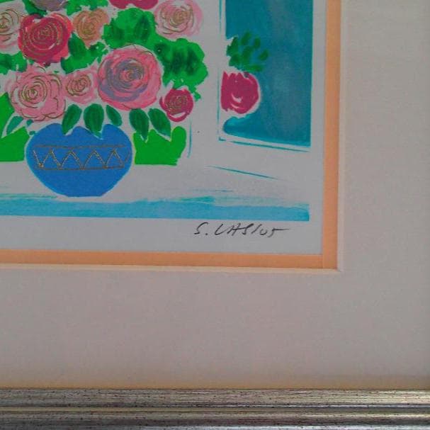 セルジュラシス　馬　金箔　SERGE LASSUS　リトグラフ　絵画　③