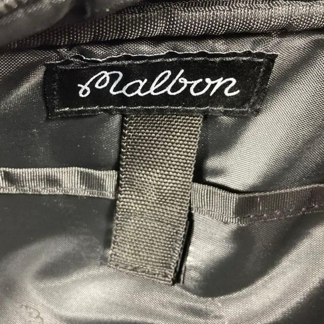 Malbon Golf ゴルフポーチブラック&ホワイト