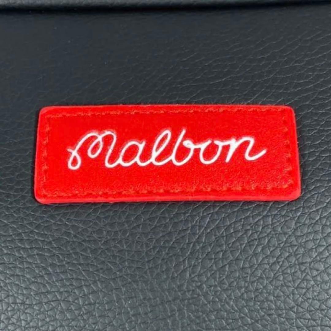 Malbon Golf ゴルフポーチブラック&ホワイト