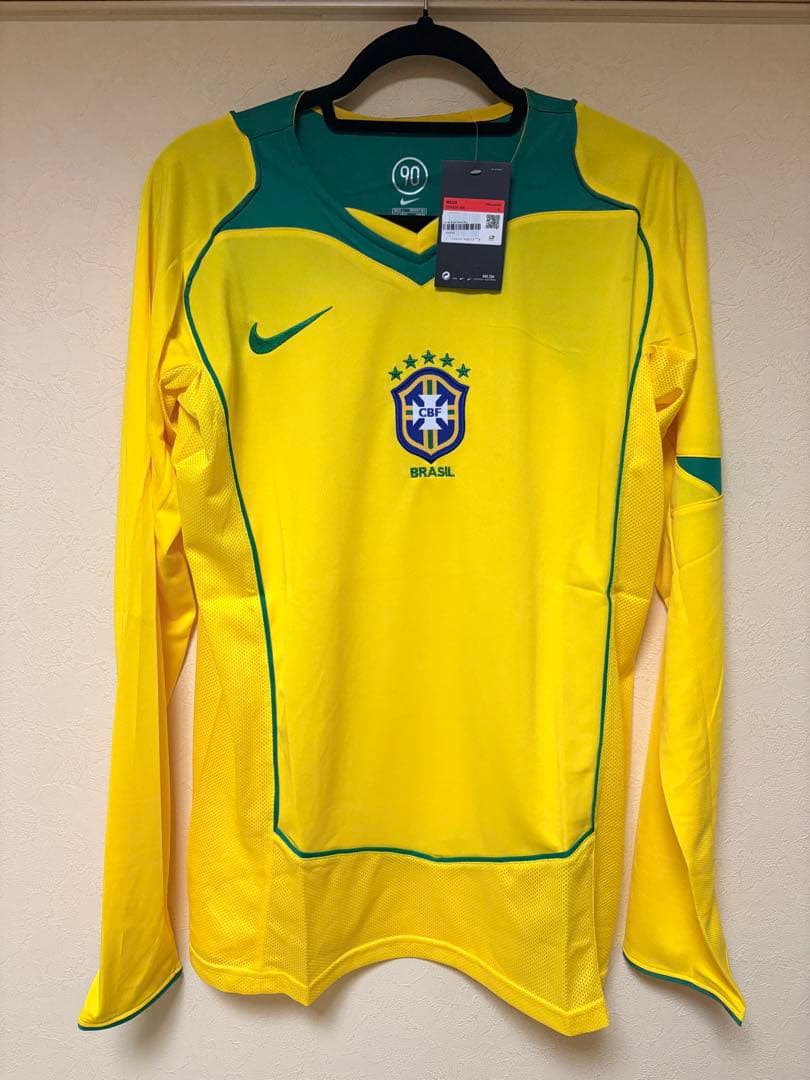 NIKE ブラジル代表 ユニフォーム 長袖 黄色 CBF BRASIL