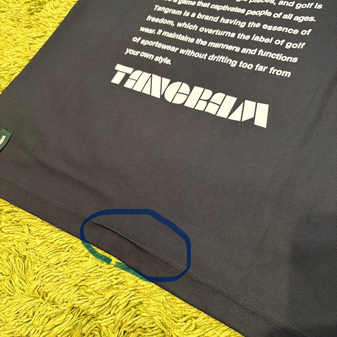 TANGRAM タングラム 半袖ポロシャツ tシャツ グレー系 XS