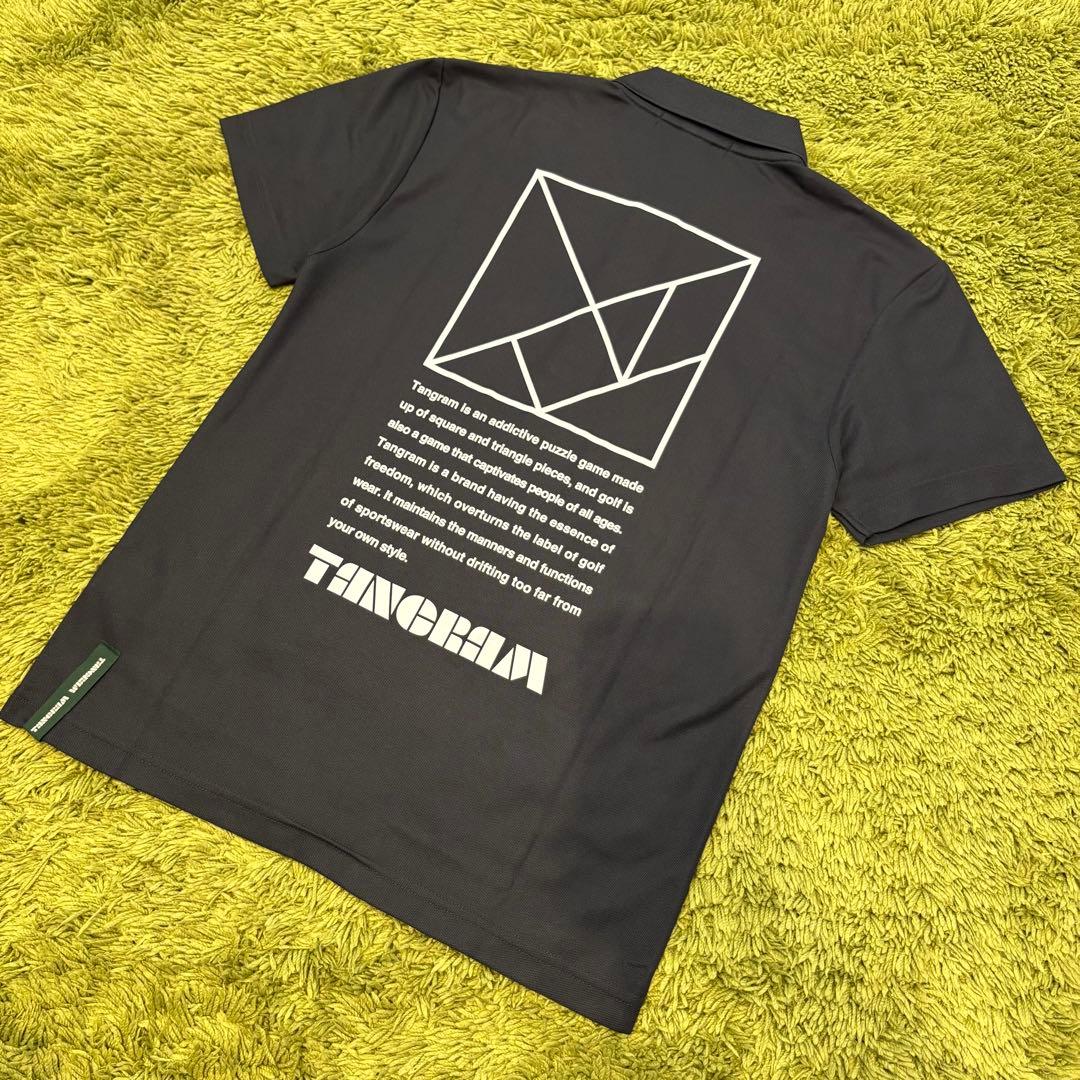 TANGRAM タングラム 半袖ポロシャツ tシャツ グレー系 XS