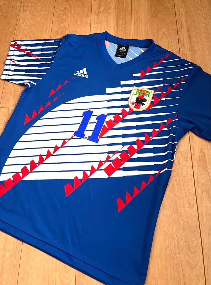希少サイズ adidas 日本代表 ユニフォーム ドーハ KAZU カズ 11番