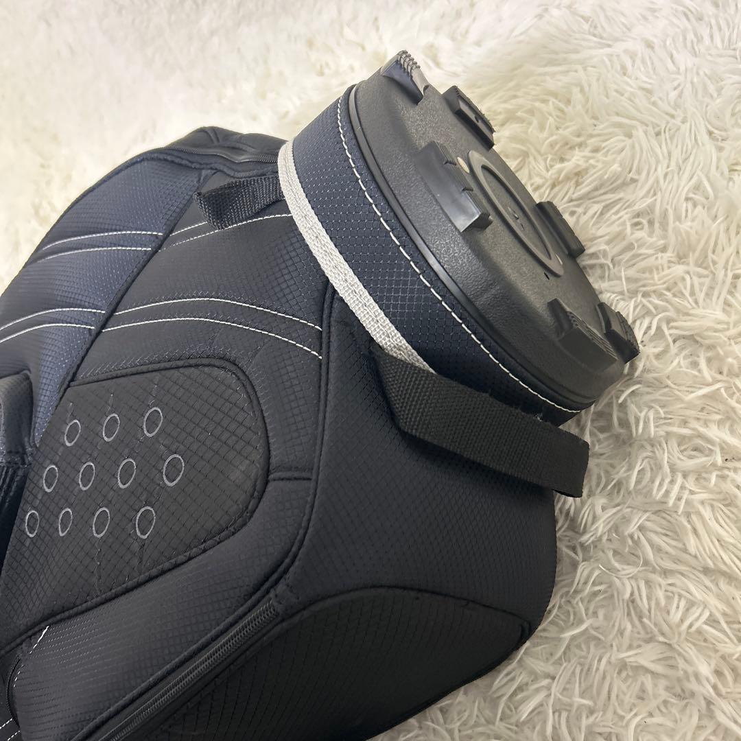 【美品】NIKE ナイキゴルフ キャディバッグ9型6分割 ブラック 軽量